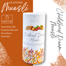 將圖片載入圖庫檢視器 !!優惠!! Nextfood 即食燕麥片 - Childhood Dream (阿華田餅乾, 草莓 &amp; 榛子) 350克
